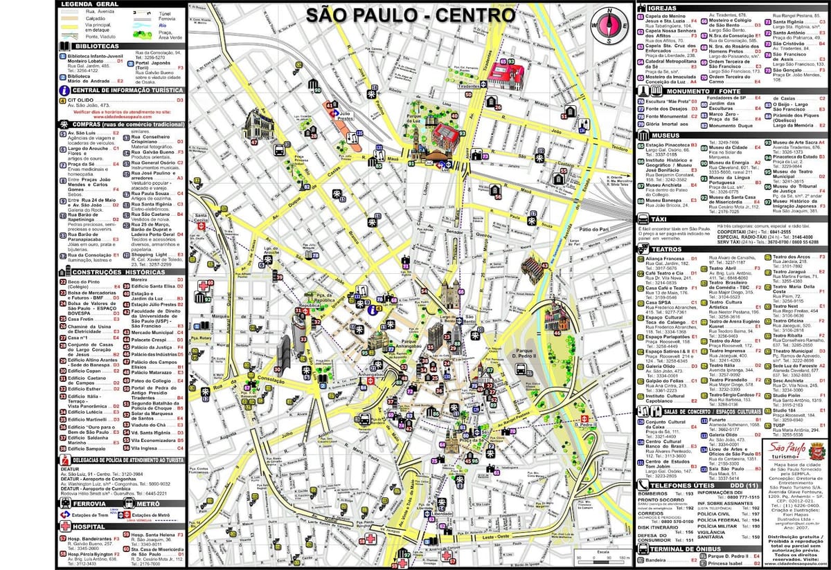 Sao Paulo mape