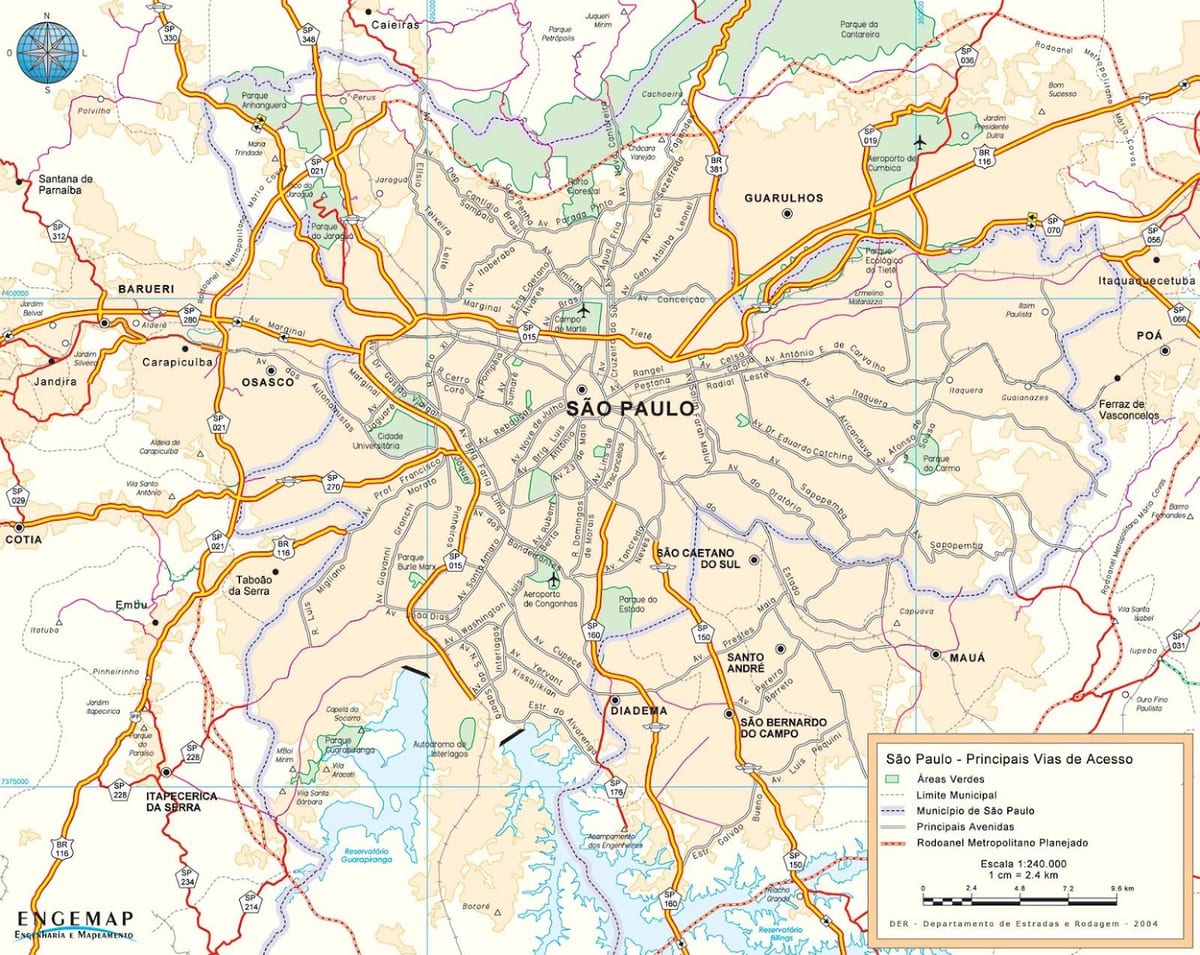 mapa Sao Paulo
